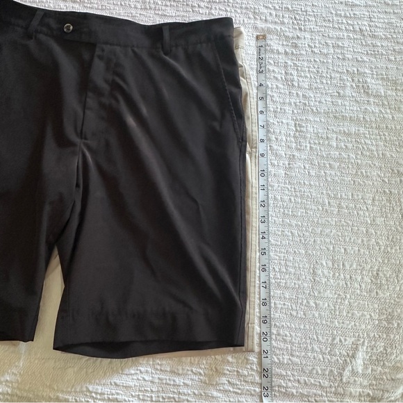 2 - Fairway & Greene Black and Tan Men's Shorts - Picture 9 of 14